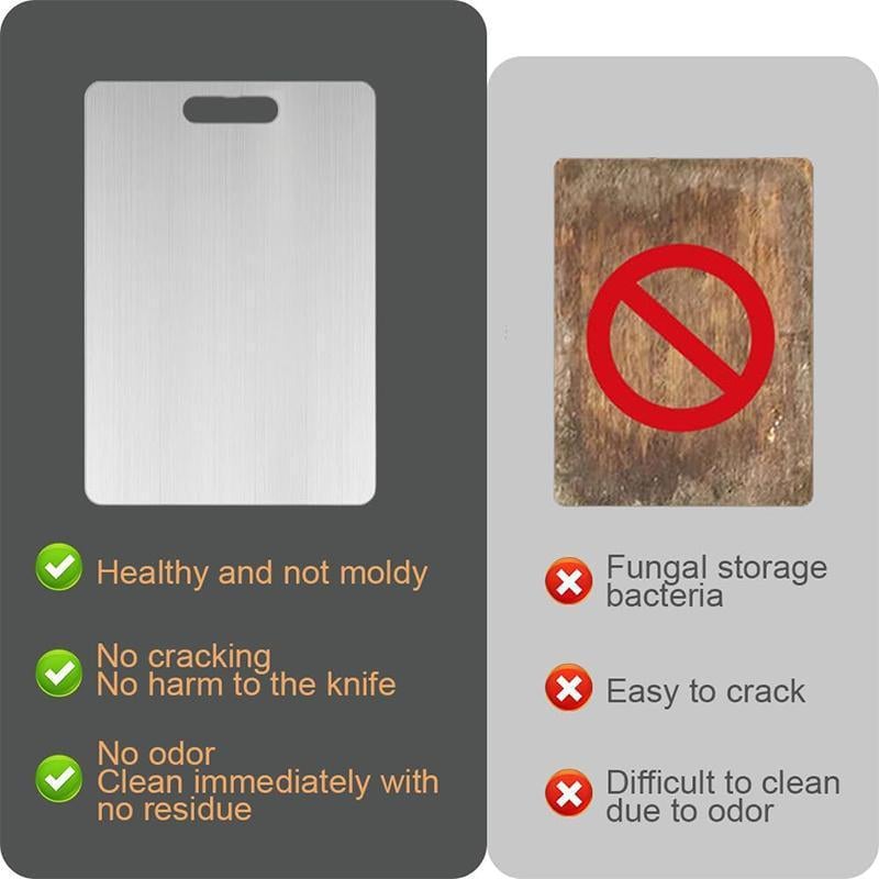 🔥Stainless Steel Double Sided Chopping Board