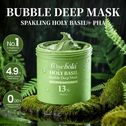Holy Basil Bubble Deep Cleansing Mask