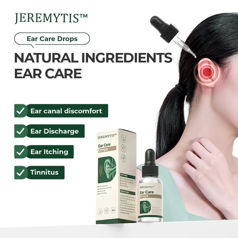 JEREMYTIS™ Ear Care Drops – Plant-Based Formula | FDA-Registered~