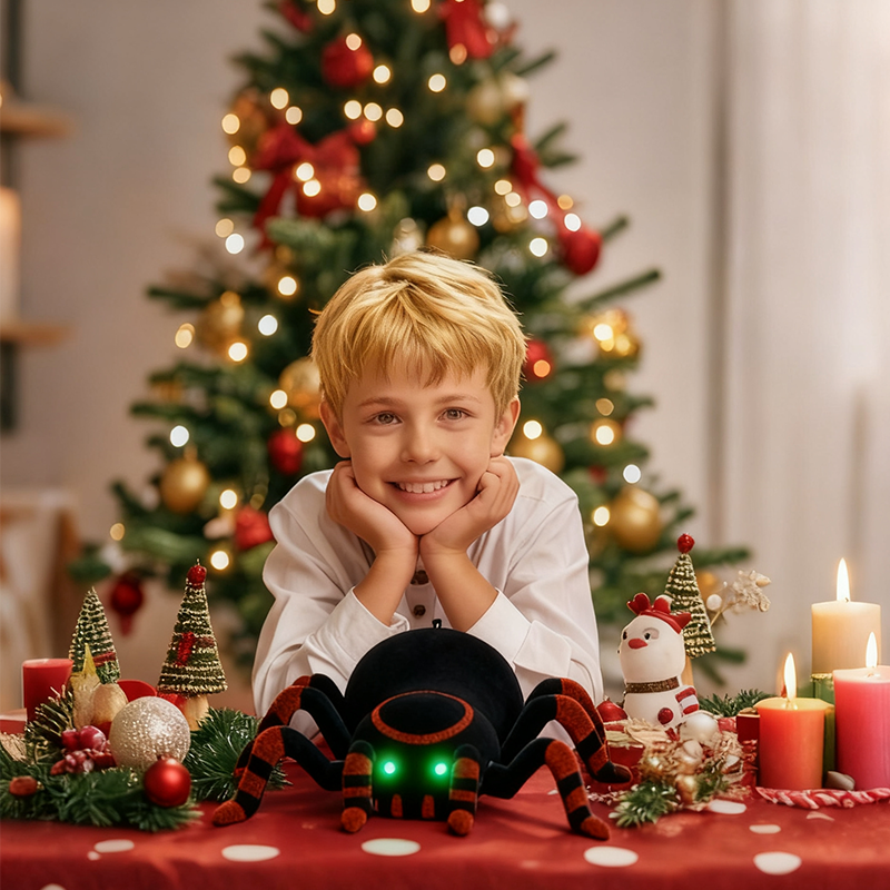 ⏳Ends in 3 hrs 🎄❗❗ Exclusive Christmas Deal!  LOVILDS Wall Crawler Gecko - LED RC Toy for Indoor Family Fun & Prank Gifts