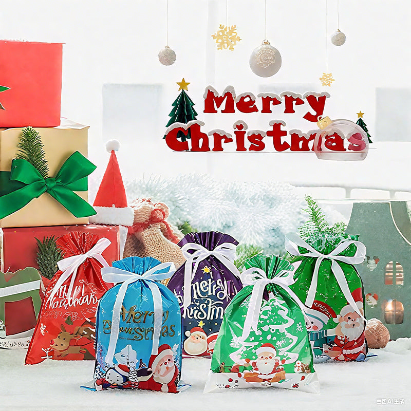 🎁 【LIMITED TIME OFFER】Christmas Tie Gift Bag🎀 with 30 FREE Greeting Cards! 🎁
