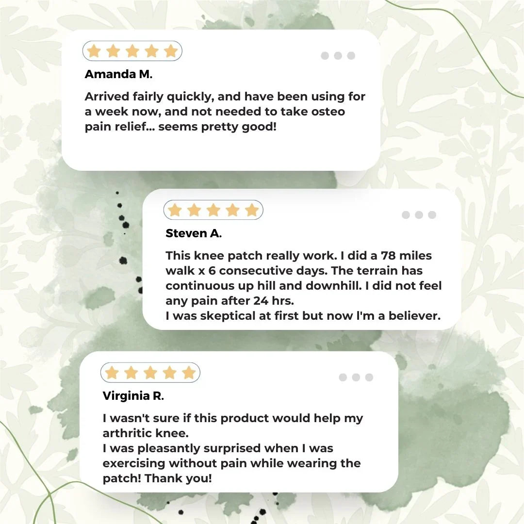 JEREMYTIS™ - Natural Knee Pain Patches.