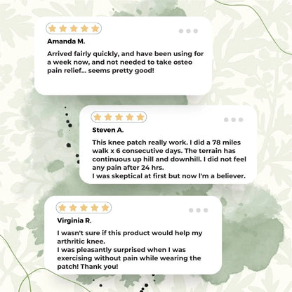 JEREMYTIS™ - Natural Knee Pain Patches.