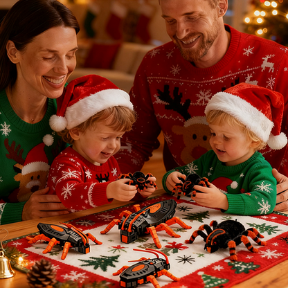 ⏳Ends in 3 hrs 🎄❗❗ Exclusive Christmas Deal!  LOVILDS Wall Crawler Gecko - LED RC Toy for Indoor Family Fun & Prank Gifts