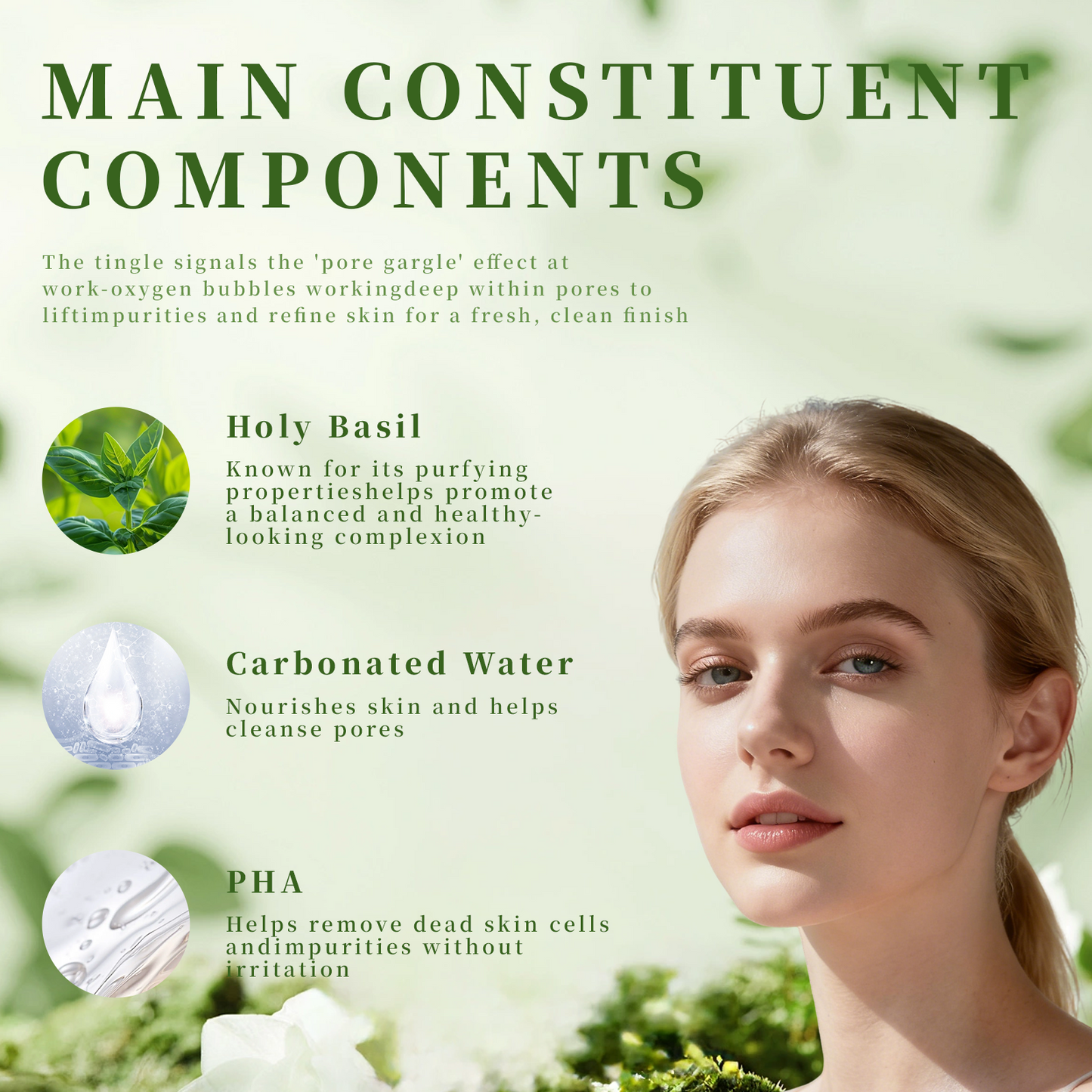 Holy Basil Bubble Deep Cleansing Mask