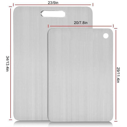 🔥Stainless Steel Double Sided Chopping Board