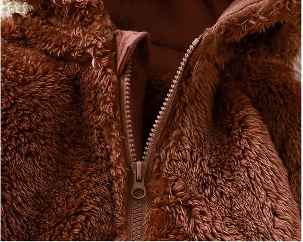 2025 New Model | Fluffy Hooded Romper with Ears