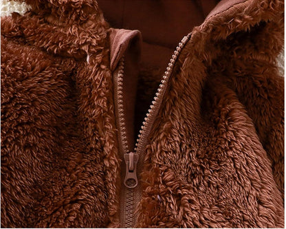 2025 New Model | Fluffy Hooded Romper with Ears