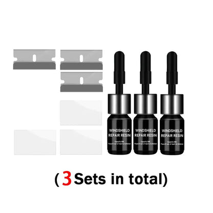 👍Car glass window liquid nano repair kit