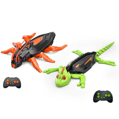 ⏳Ends in 3 hrs 🎄❗❗ Exclusive Christmas Deal!  LOVILDS Wall Crawler Gecko - LED RC Toy for Indoor Family Fun & Prank Gifts