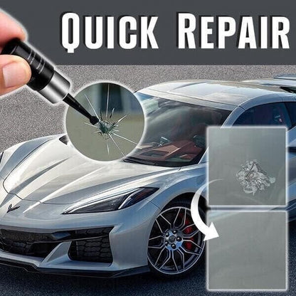 👍Car glass window liquid nano repair kit