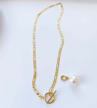 T-bar Clasp Chunky Cuban Link Necklace