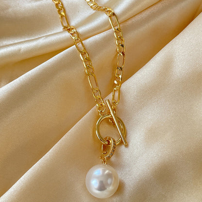 T-bar Clasp Chunky Cuban Link Necklace