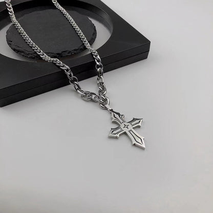 Cross Pendant Hip-Hop Necklace