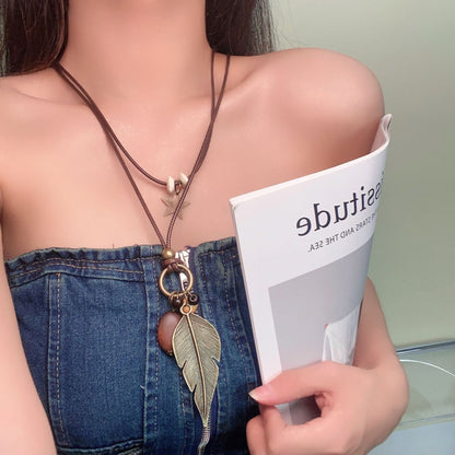 Bohemian Style Multi-Layered Long Necklace