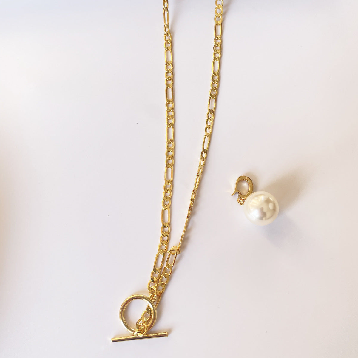 T-bar Clasp Chunky Cuban Link Necklace