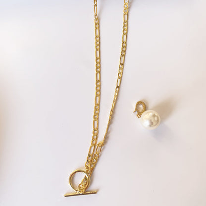 T-bar Clasp Chunky Cuban Link Necklace