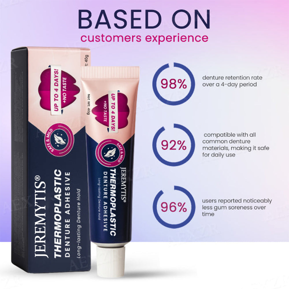JEREMYTIS™ Thermoplastic Denture Adhesive
