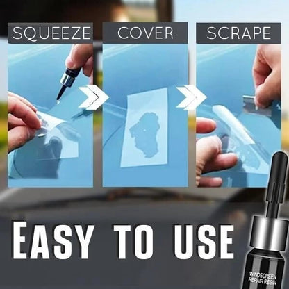 👍Car glass window liquid nano repair kit