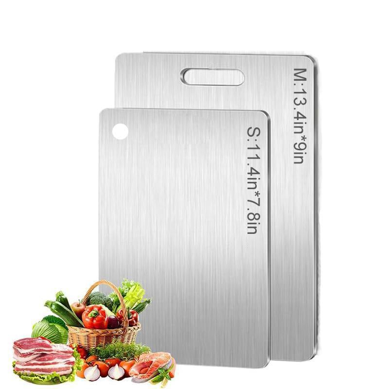 🔥Stainless Steel Double Sided Chopping Board