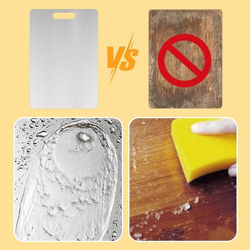 🔥Stainless Steel Double Sided Chopping Board