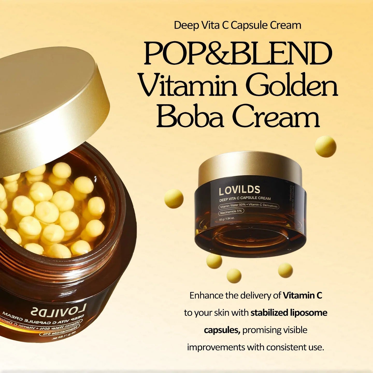 🔥🔥Final 6 hours 60% OFF:🌸LOVILDS™Mix & Match Boba Cream Set
