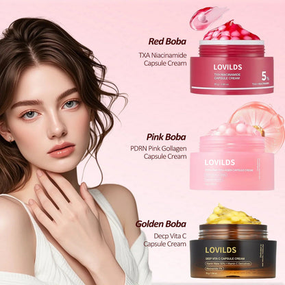 🔥🔥Final 6 hours 60% OFF:🌸LOVILDS™Mix & Match Boba Cream Set