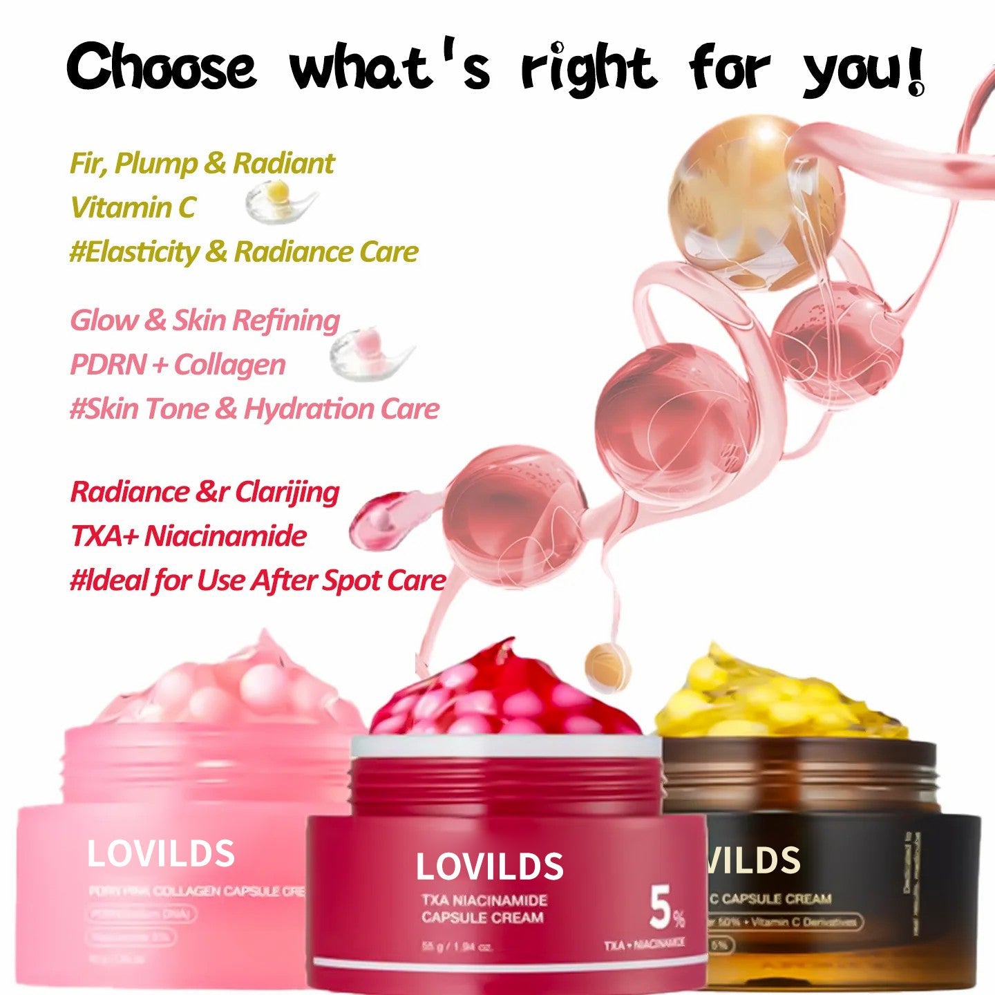 🔥🔥Final 6 hours 60% OFF:🌸LOVILDS™Mix & Match Boba Cream Set